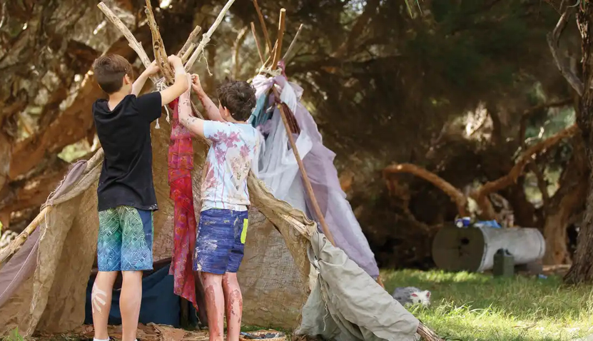 Play in the Park - Cubby Building in Millett Park
