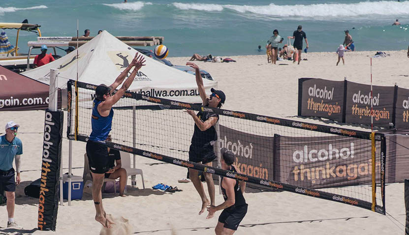 Alcohol. Think Again Beach Volleyball Tour - WA Open