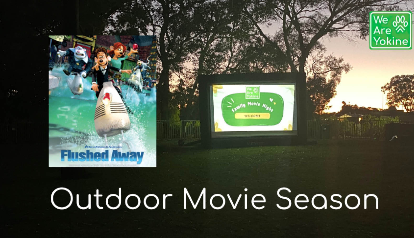 Outdoor Movie Season - Flushed Away