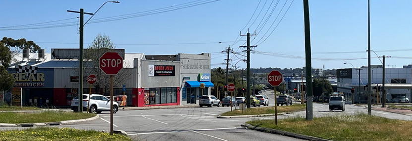 Scarborough Beach Road and Green Street Roundabout