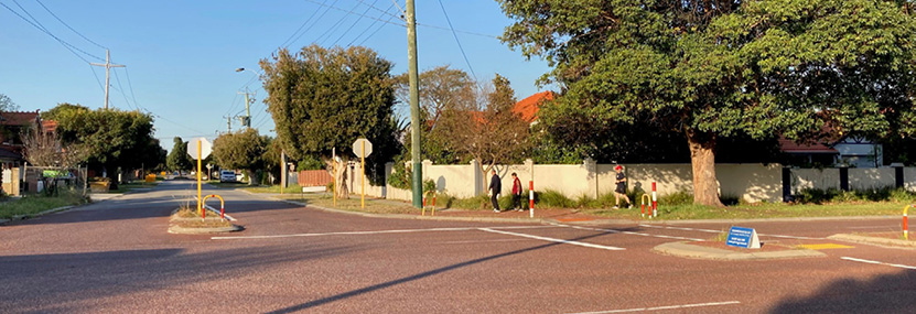 Central Avenue/Clifton Crescent intersection road safety enhancements