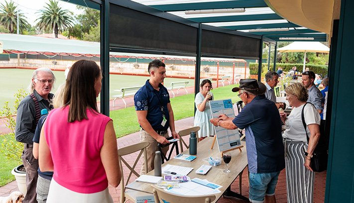 The City's staff and residents at Bowlo Banter