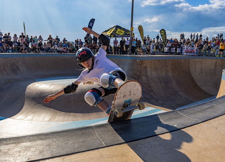 Image of skateboarding at Groundswell Festival