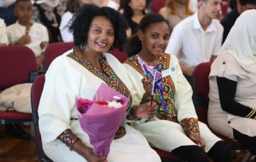 Happy faces at the Australia Day Citizenship Ceremony.