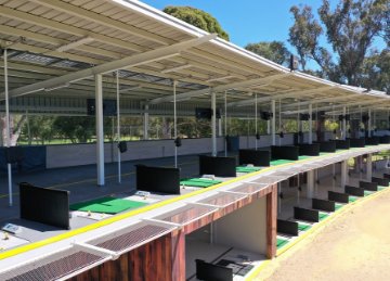 Image of driving range bays at Stirling Leisure - Hamersley Public Golf Course.