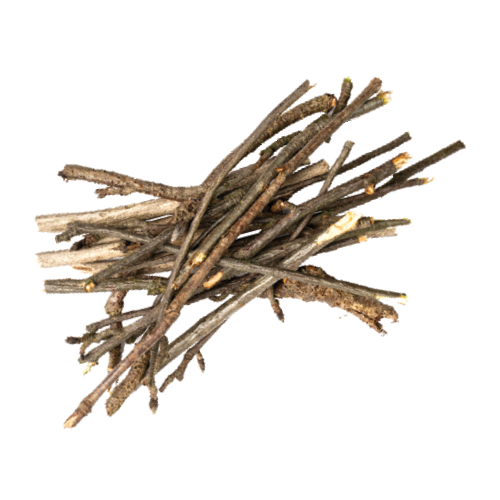 Place small branches in loose too – no bags or ties