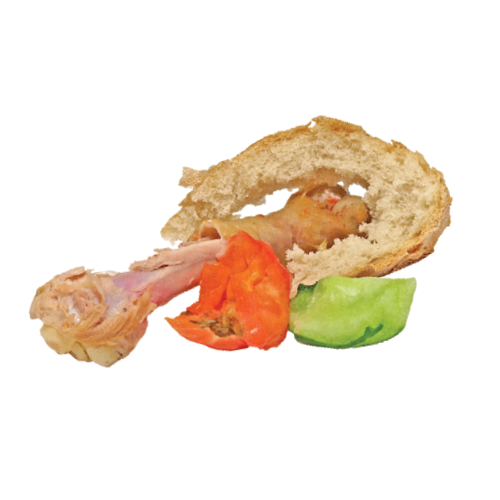 Sort them the right way – food waste belongs here