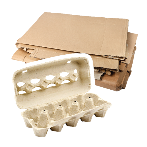 Flatten boxes before placing them in your yellow-lidded bin