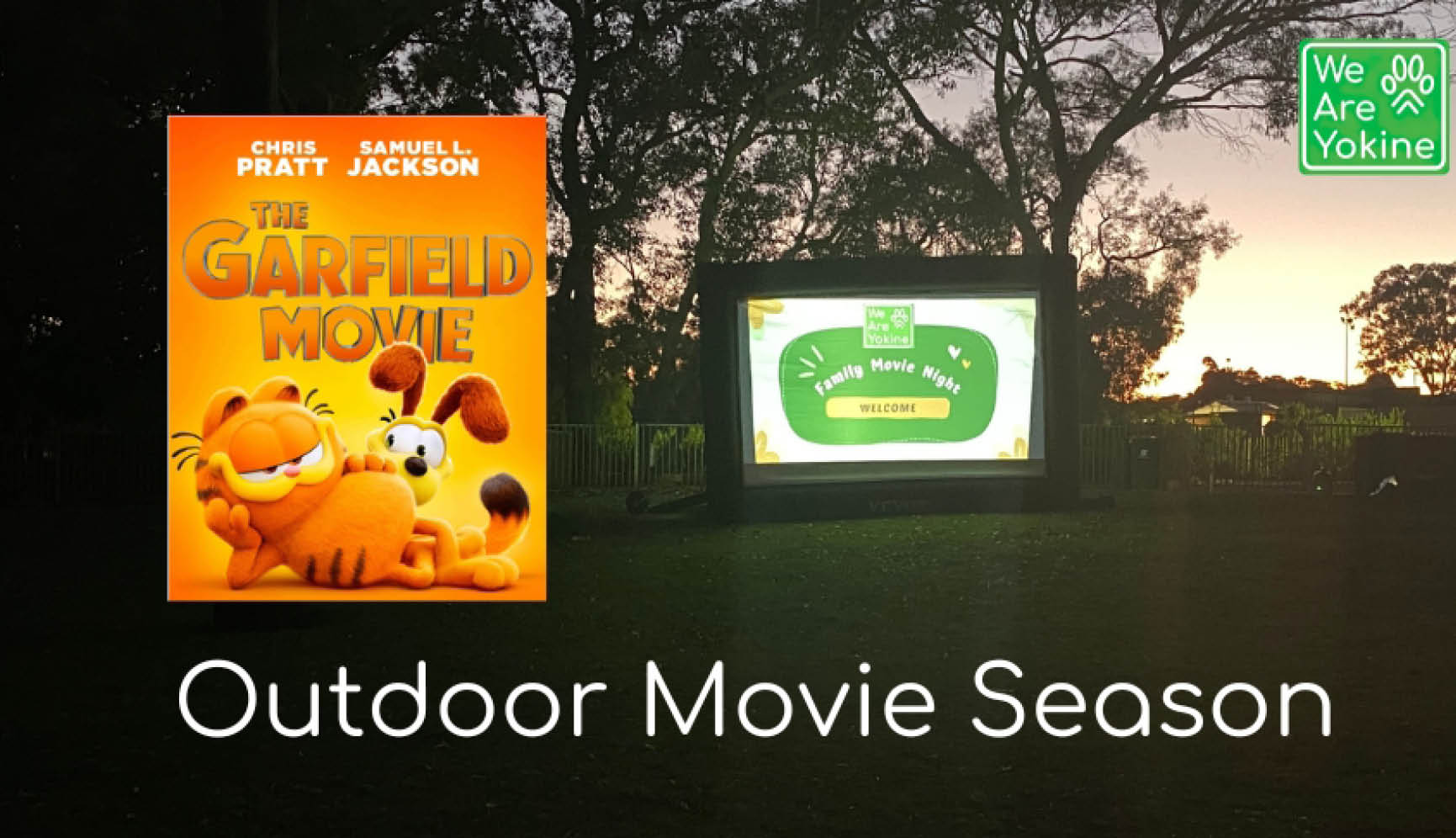 Outdoor Movie Season - Garfield Movie