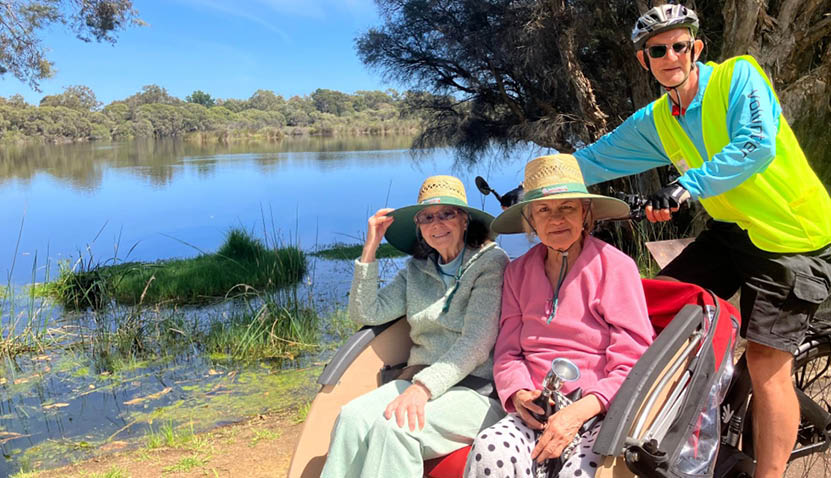 Trishaw Rides with Cycling without Age