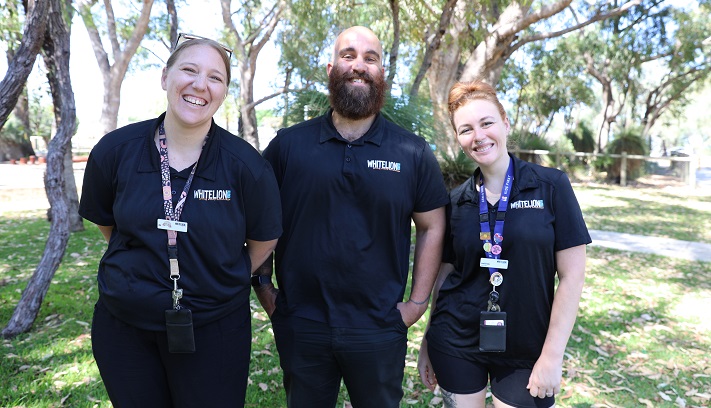 Pictured (L-R): Jo Summers, Daniel Pisani and Melinda Nichol.